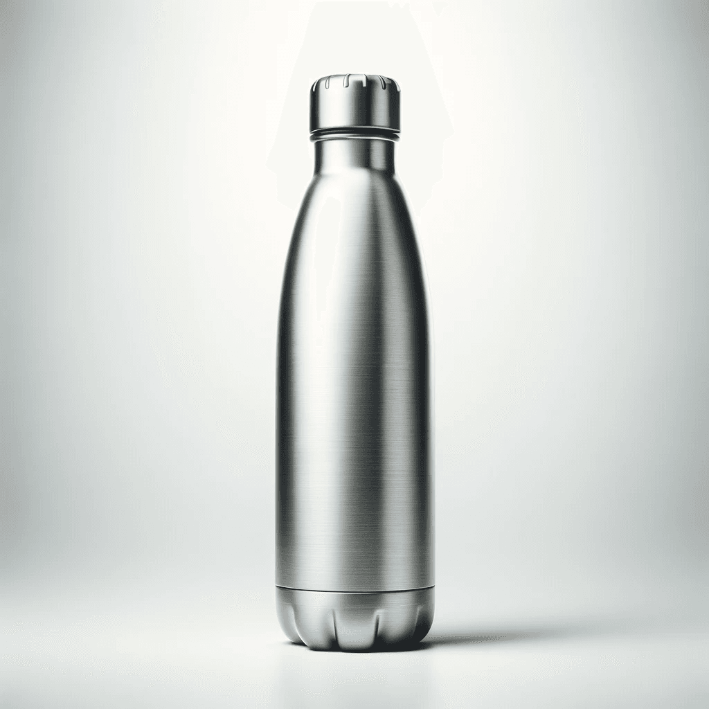 Stay hydrated and eco-conscious with our sleek, stainless steel water bottle. Its double-wall insulation keeps drinks cold for 24 hours or hot for 12 hours.